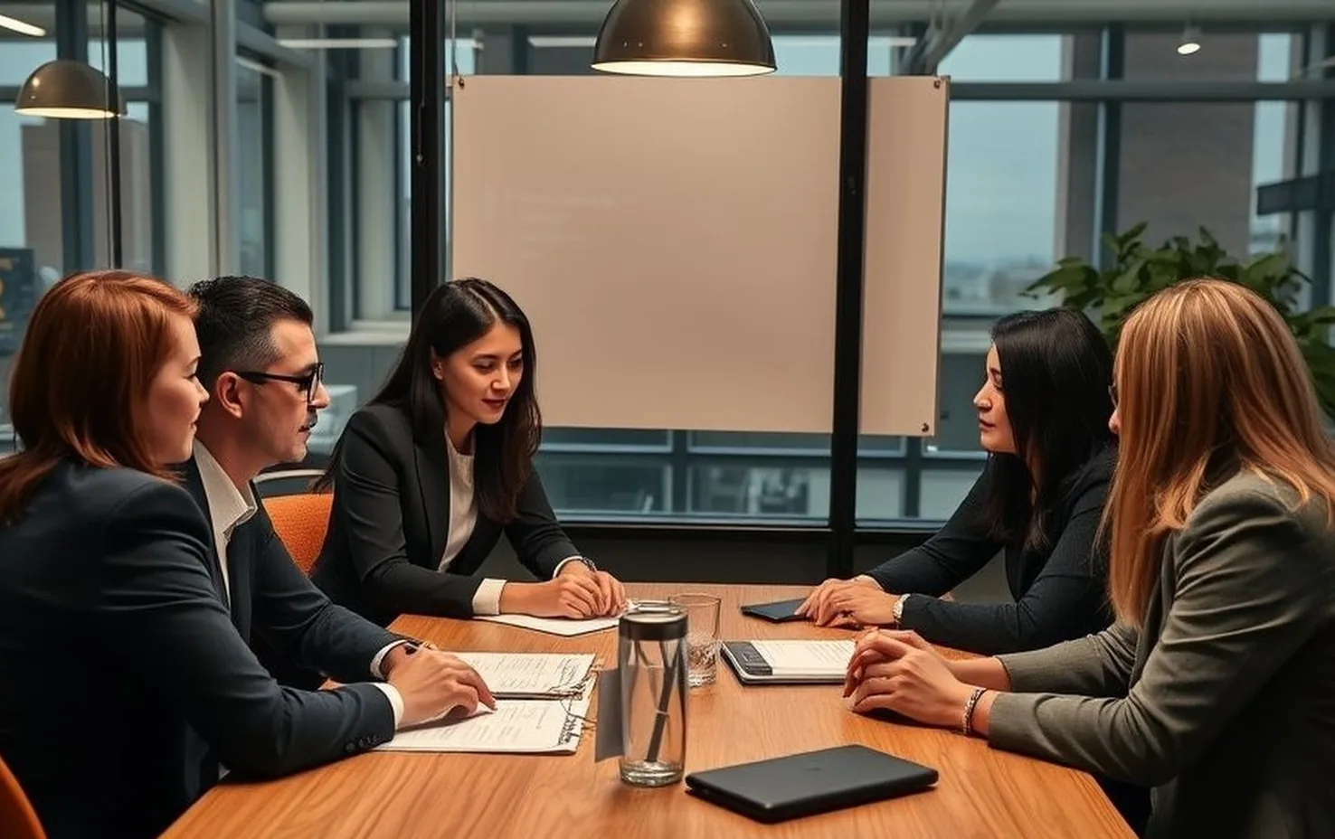Professional business coaching session